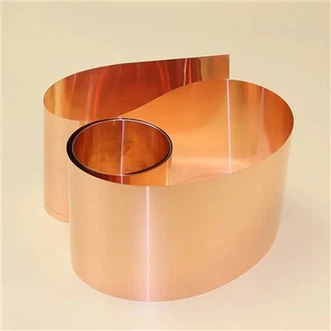 Bobina di fogli di rame rosso C11000